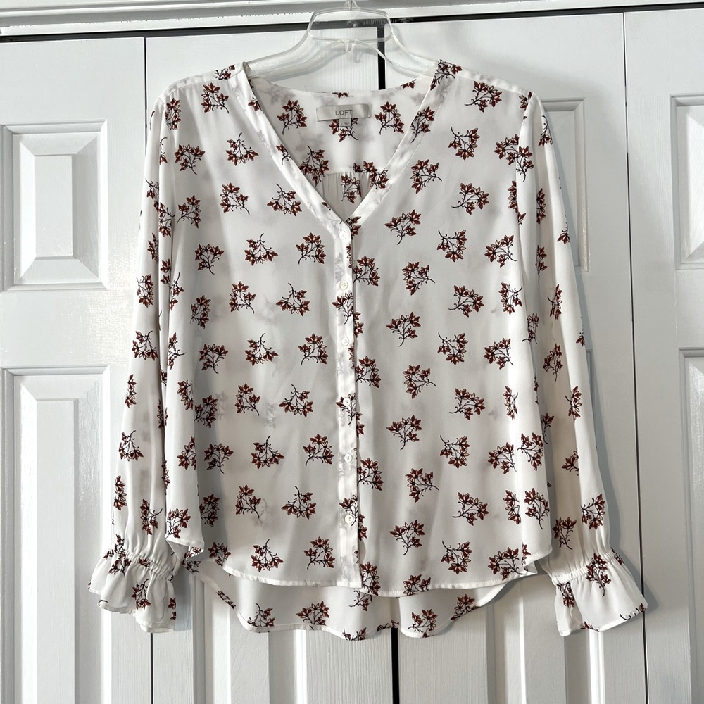Loft blouse size large